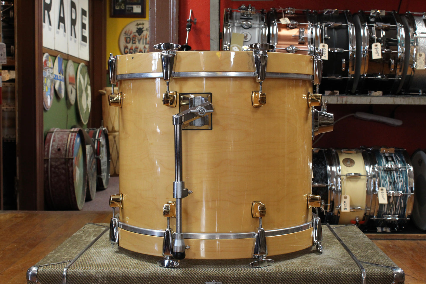 Yamaha Maple Custom Bop Outfit in Natural Maple 14x18 8x12 12x14