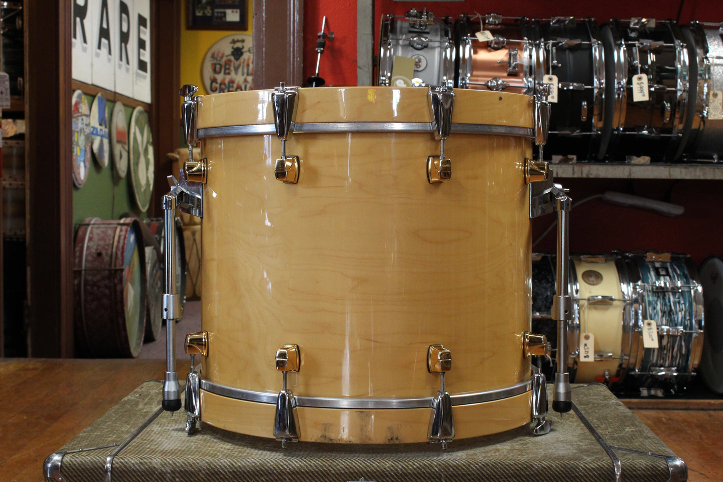Yamaha Maple Custom Bop Outfit in Natural Maple 14x18 8x12 12x14