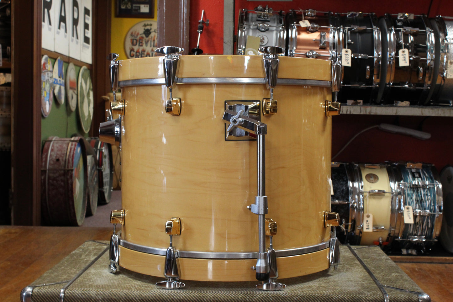 Yamaha Maple Custom Bop Outfit in Natural Maple 14x18 8x12 12x14