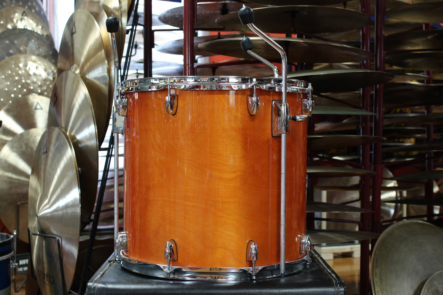 2000's Yamaha 14"x16" Stage Custom Floor Tom in Honey Amber