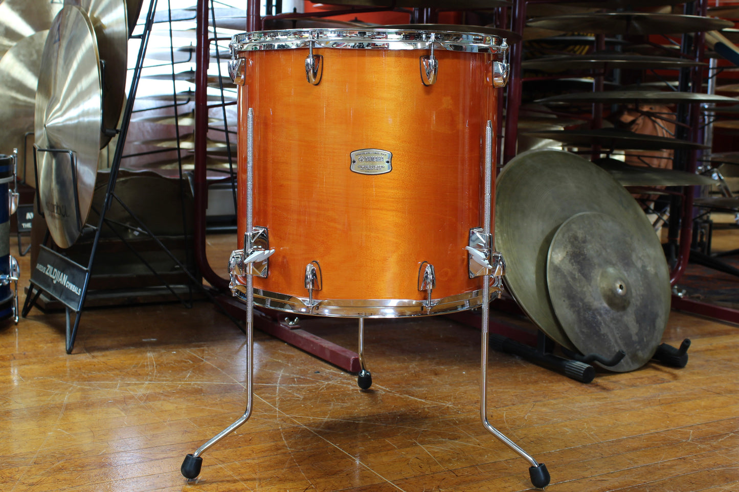 2000's Yamaha 14"x16" Stage Custom Floor Tom in Honey Amber