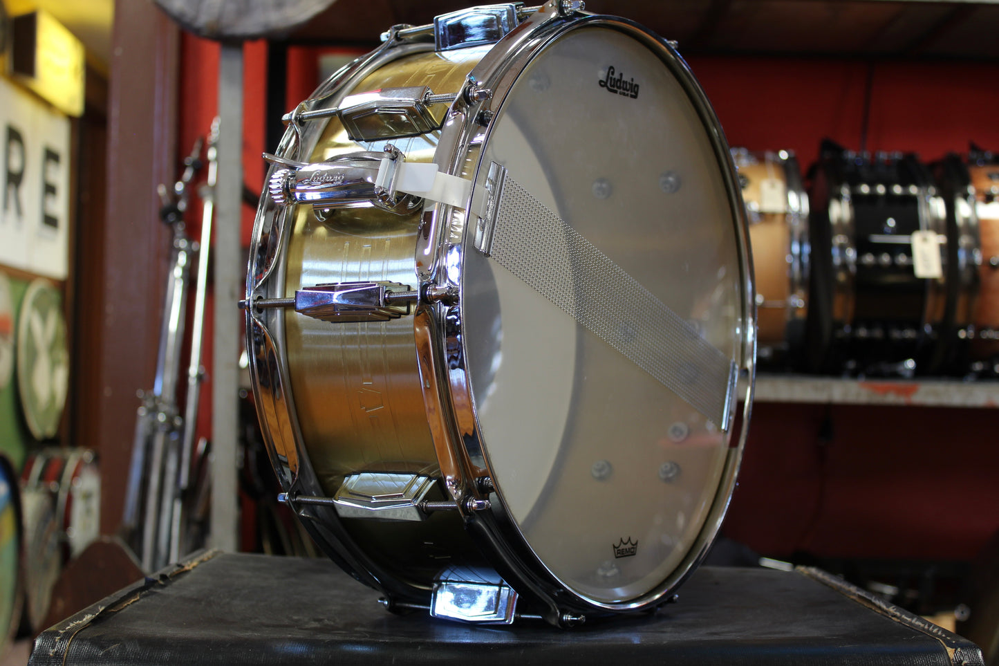 Ludwig 5x14 Heirloom Brass Snare Drum
