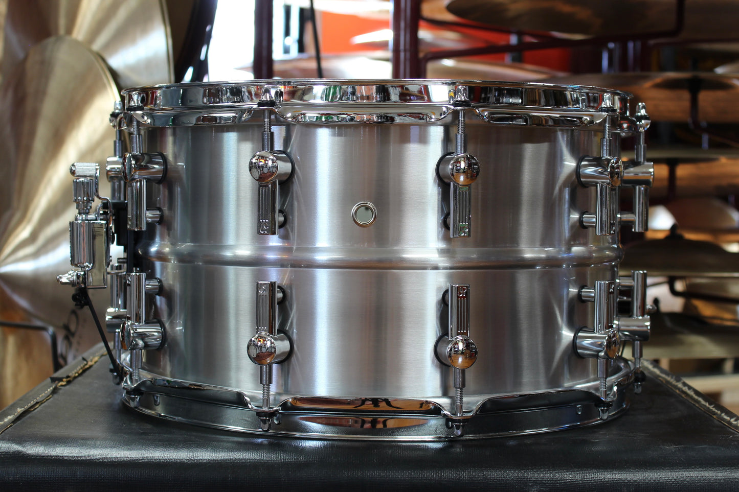 Sonor 8"x14" Kompressor Snare drum in Brushed Aluminum