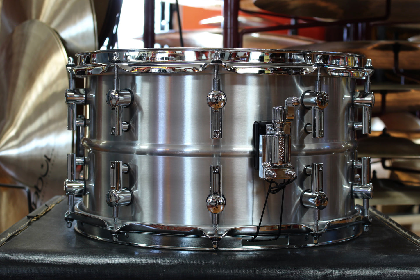 Sonor 8"x14" Kompressor Snare drum in Brushed Aluminum