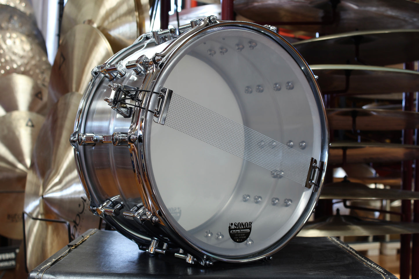 Sonor 8"x14" Kompressor Snare drum in Brushed Aluminum