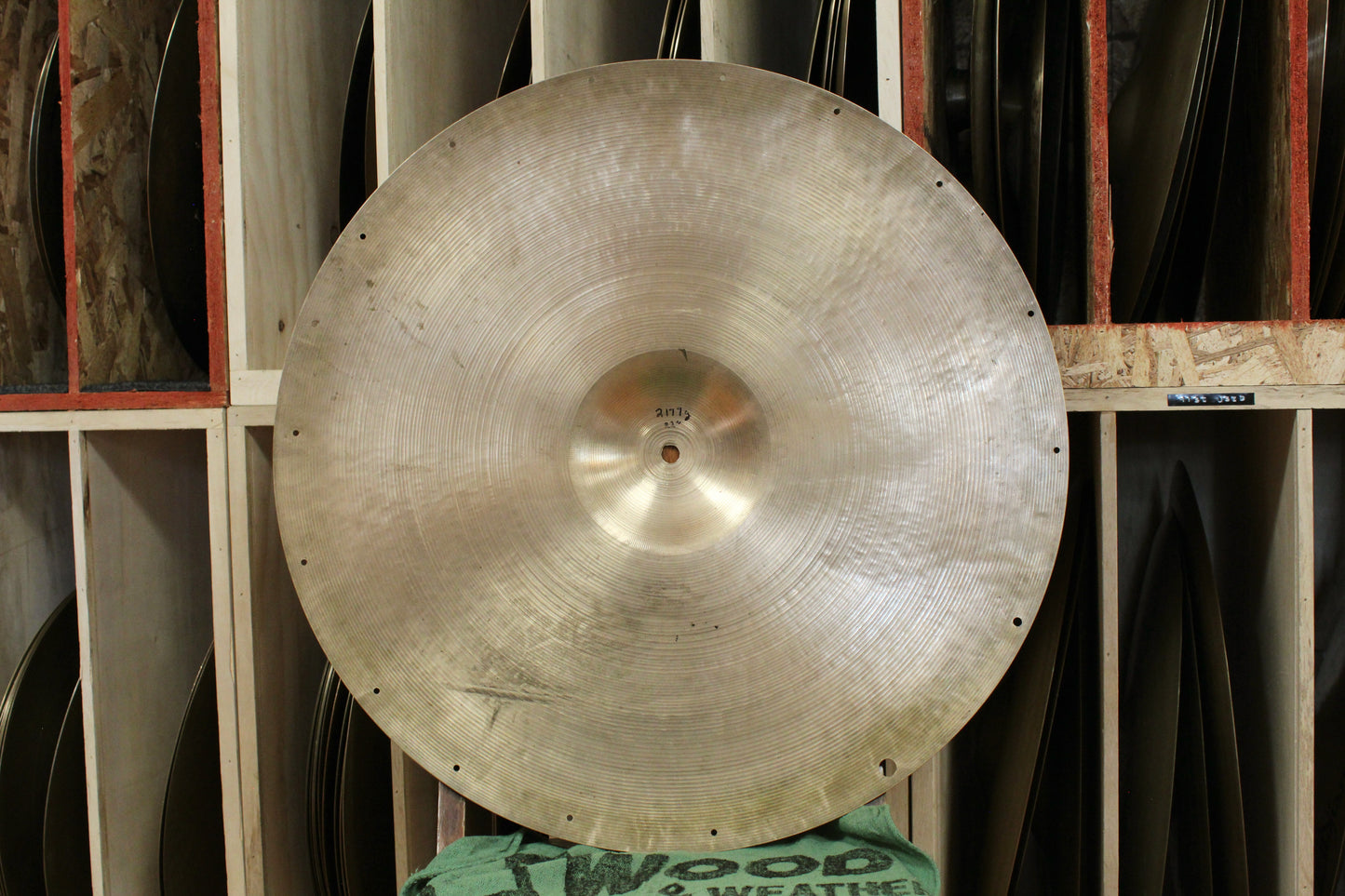 1960s A. Zildjian 22" Light Ride 2177g