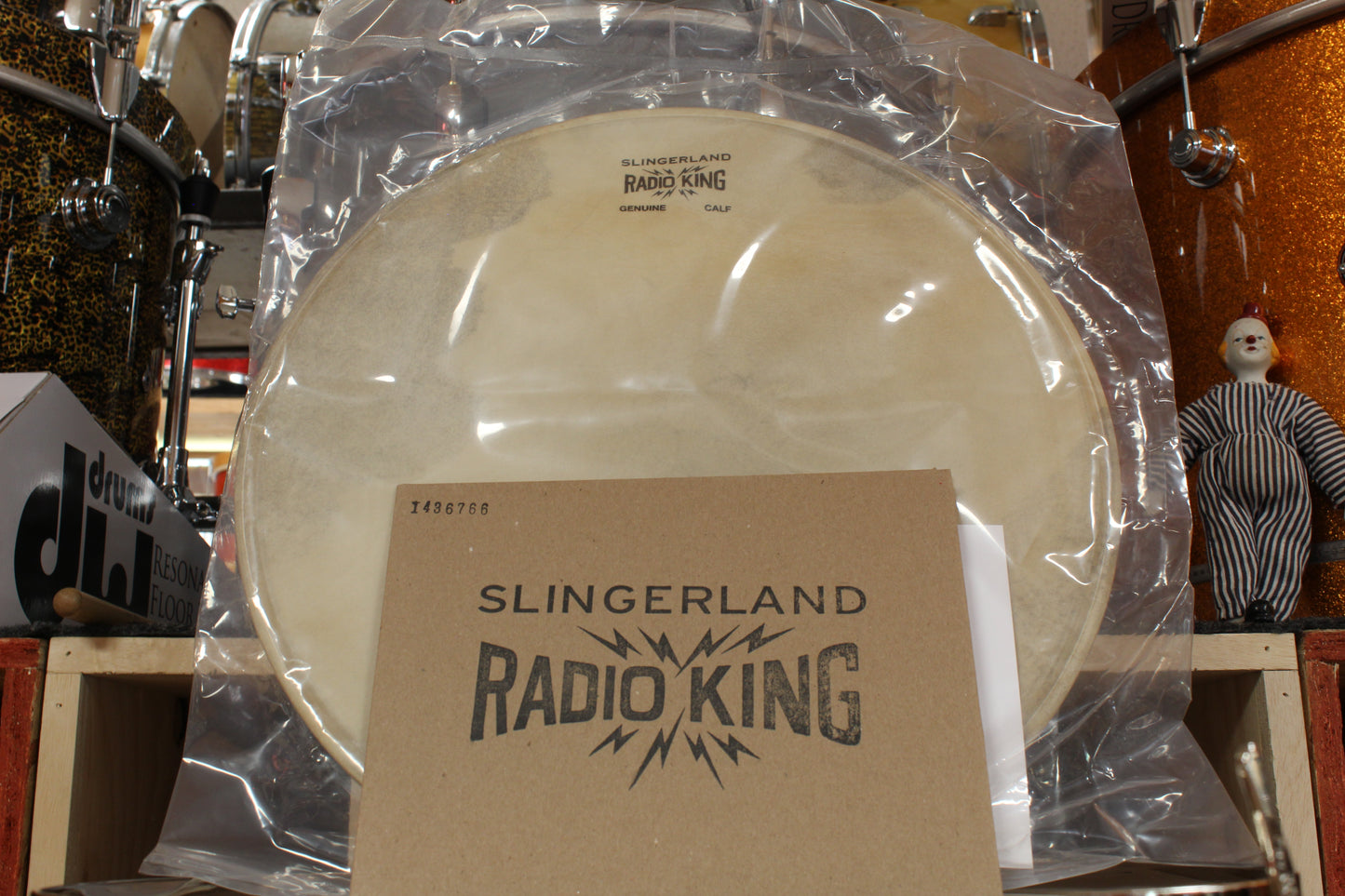 Slingerland Gene Krupa Signature Radio King 6.5x14 Snare - White Marine Pearl