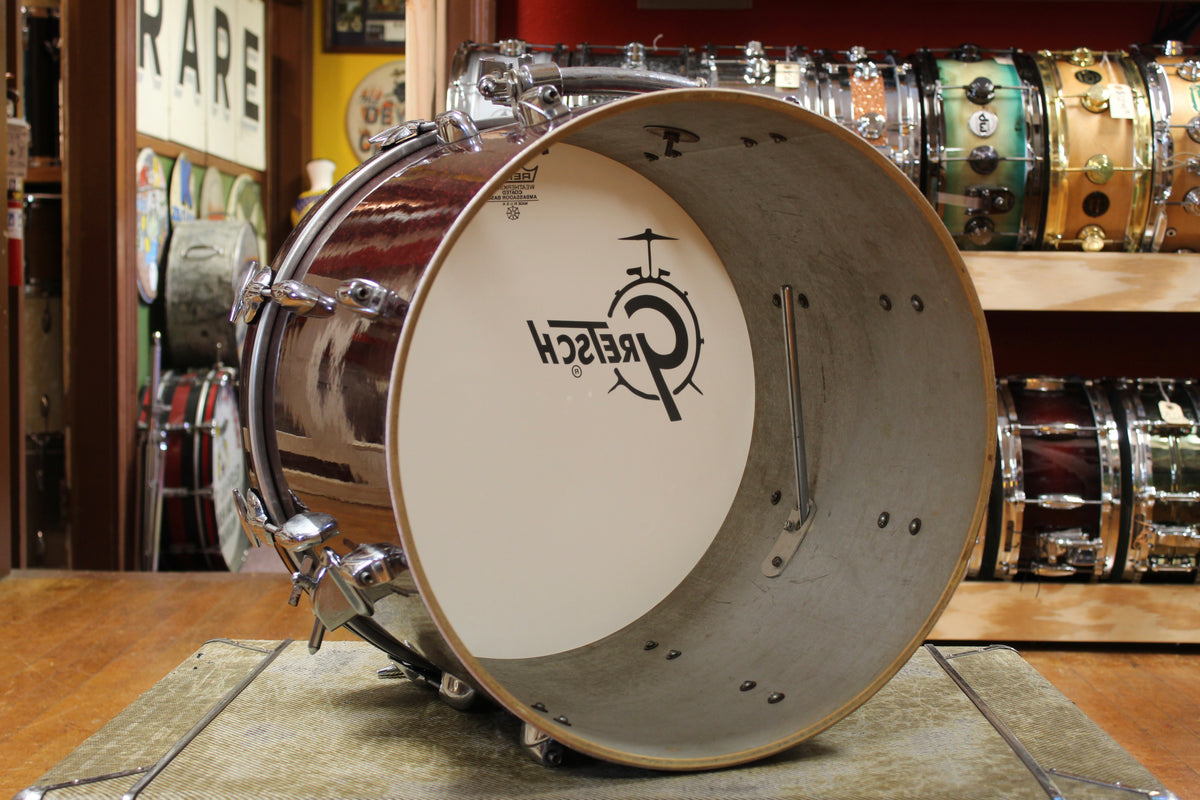1960s Gretsch Progressive Jazz Outfit in Burgundy Sparkle 14x18 8x12 14x14