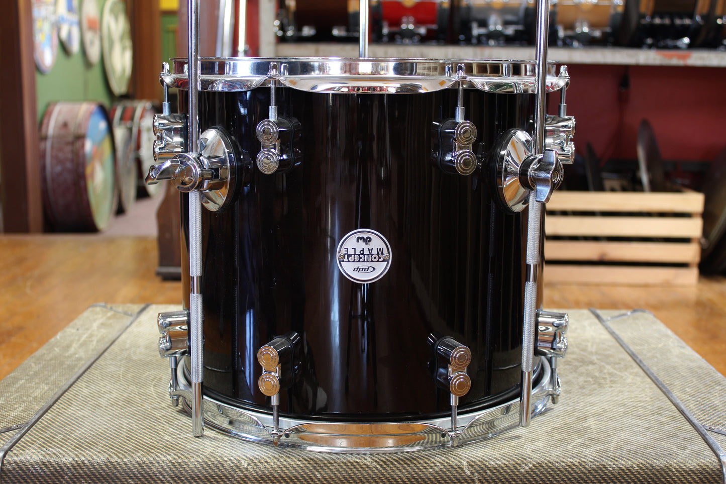 Pacific Drum Company 12x14 Concept Maple Floor Tom in Black