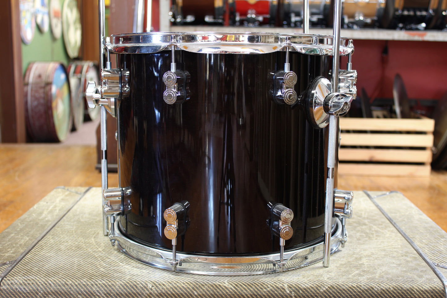 Pacific Drum Company 12x14 Concept Maple Floor Tom in Black