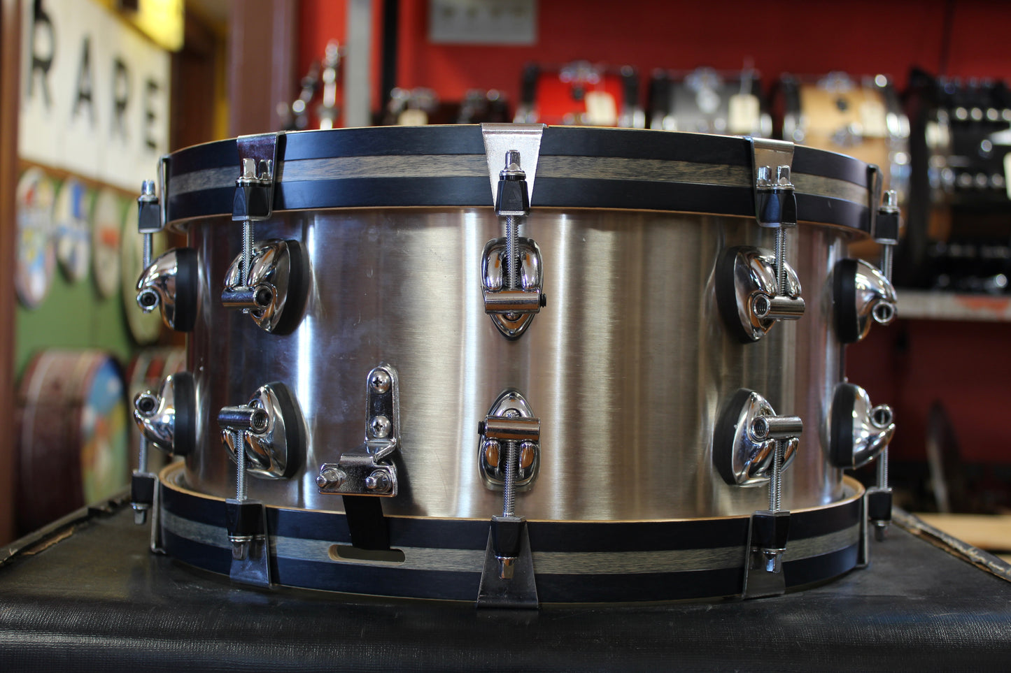 1990s Ayotte Keplinger 6.5x14 Steel Snare Drum