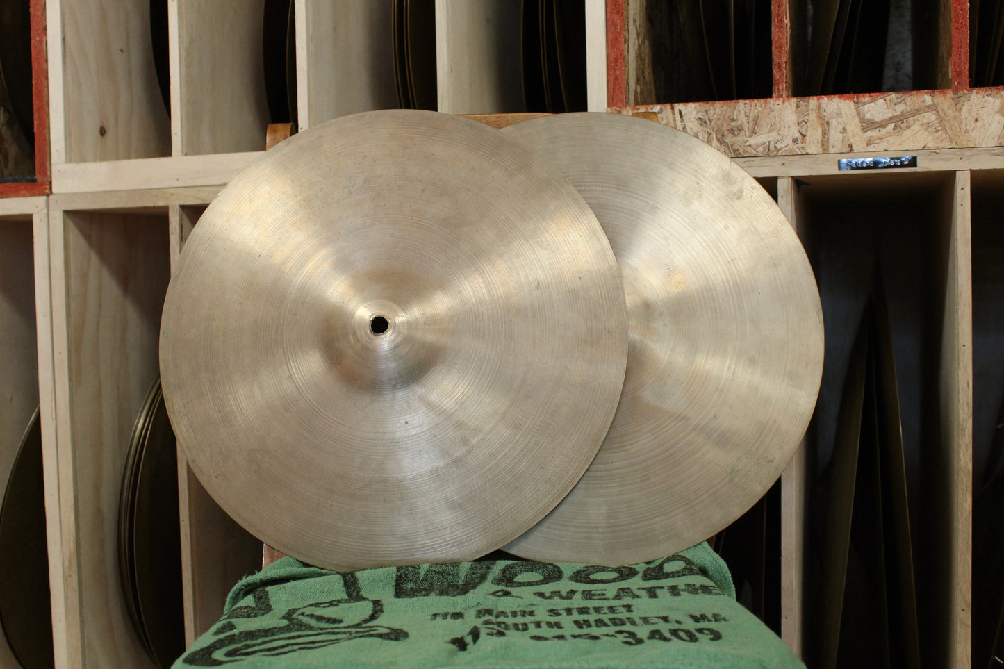 1960s A. Zildjian 14" Manny's Hi-Hats 802/880g