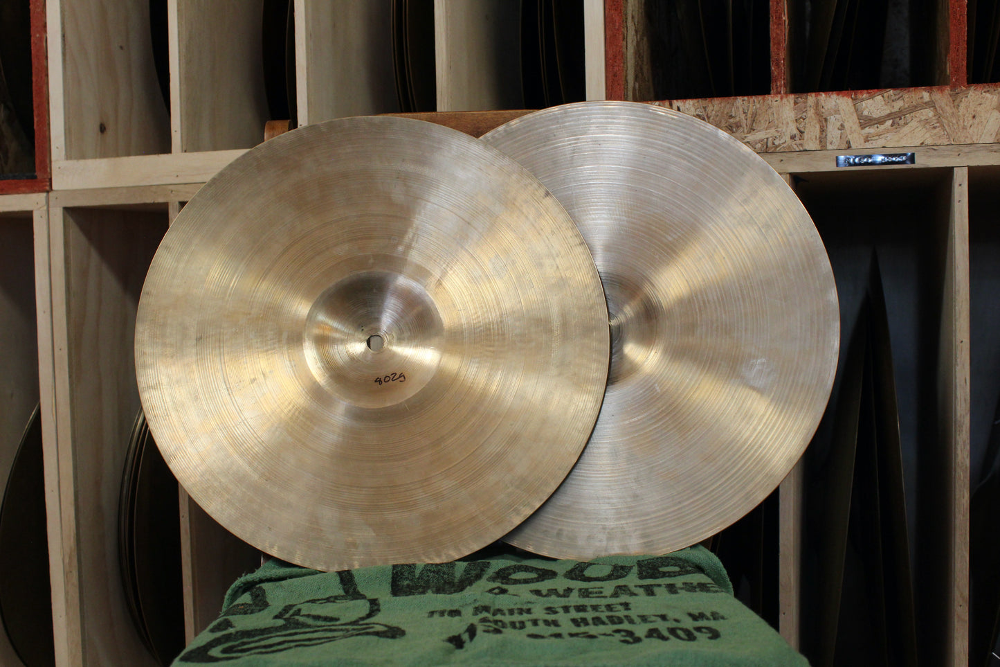 1960s A. Zildjian 14" Manny's Hi-Hats 802/880g