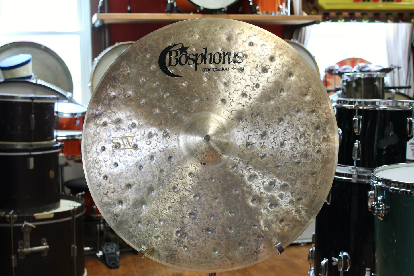 Used Bosphorus 22" Syncopation Series SW Ride 2298g