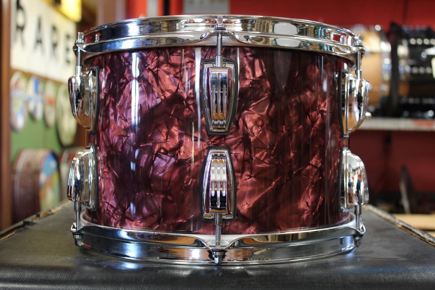 Ludwig Classic Maple 8x12 Tom in Burgundy Pearl