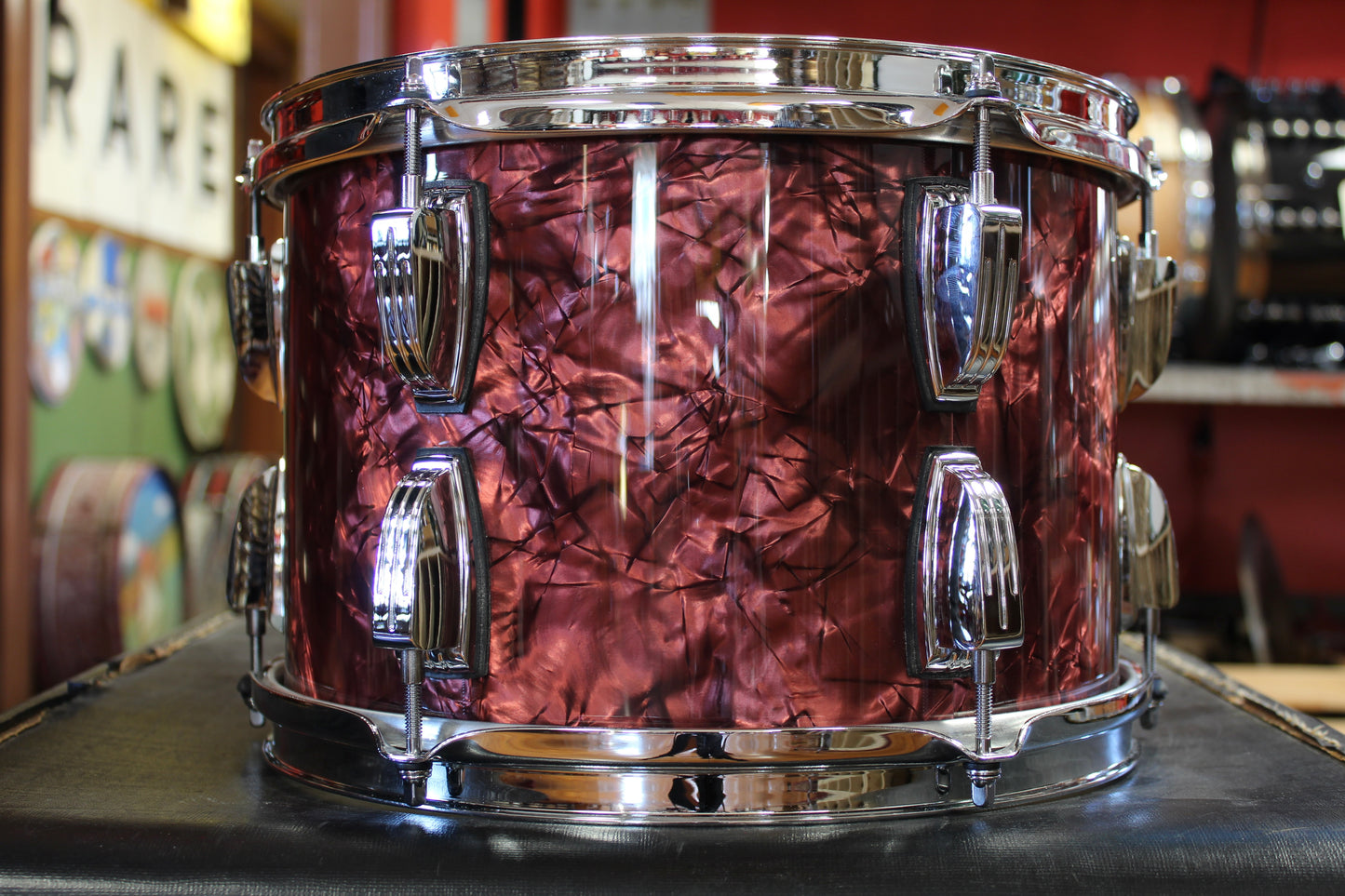 Ludwig Classic Maple 8x12 Tom in Burgundy Pearl