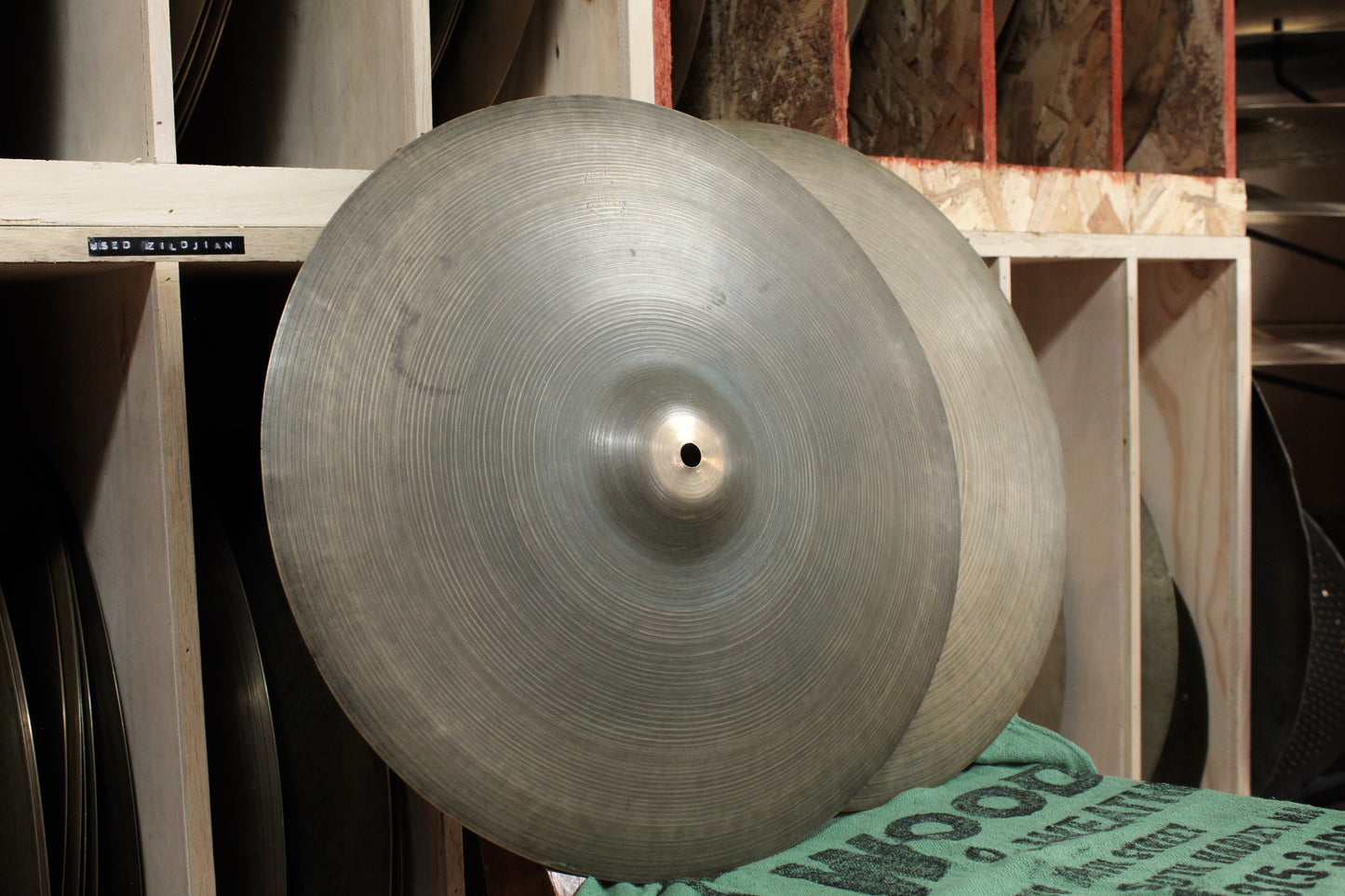 1940/50s A. Zildjian 15" Transition Stamp Hi-Hats 791/851g