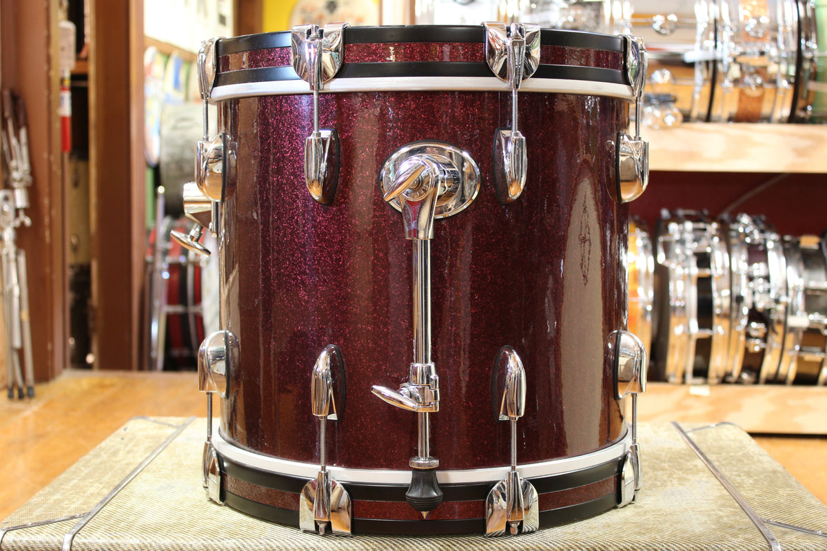 Gretsch Brooklyn Micro Outfit in Merlot Sparkle 14x16 8x12 14x14 5x14
