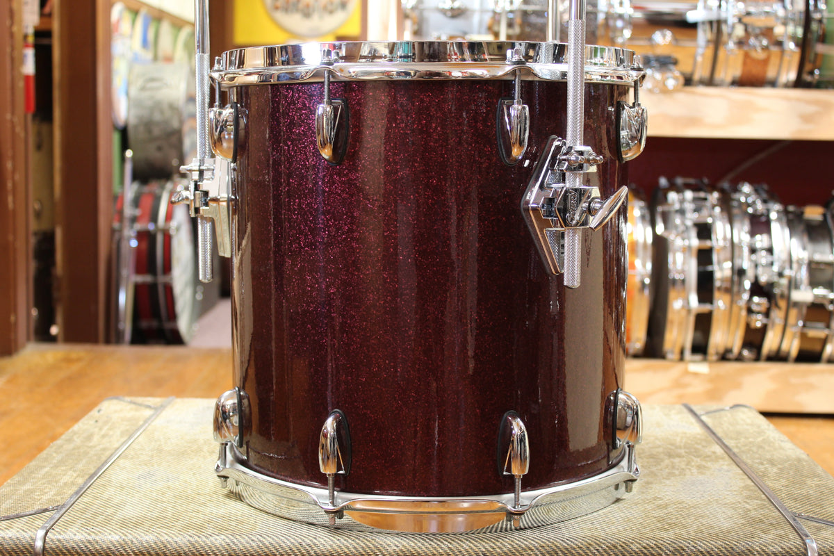Gretsch Brooklyn Micro Outfit in Merlot Sparkle 14x16 8x12 14x14 5x14