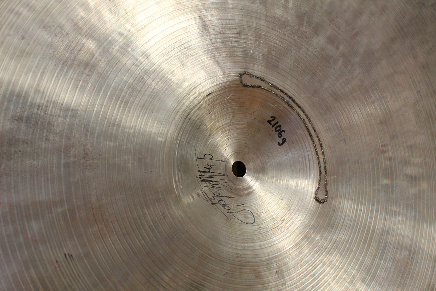 1959-1966 K. Zildjian 21.5" Intermediate Stamp Ride 2106g