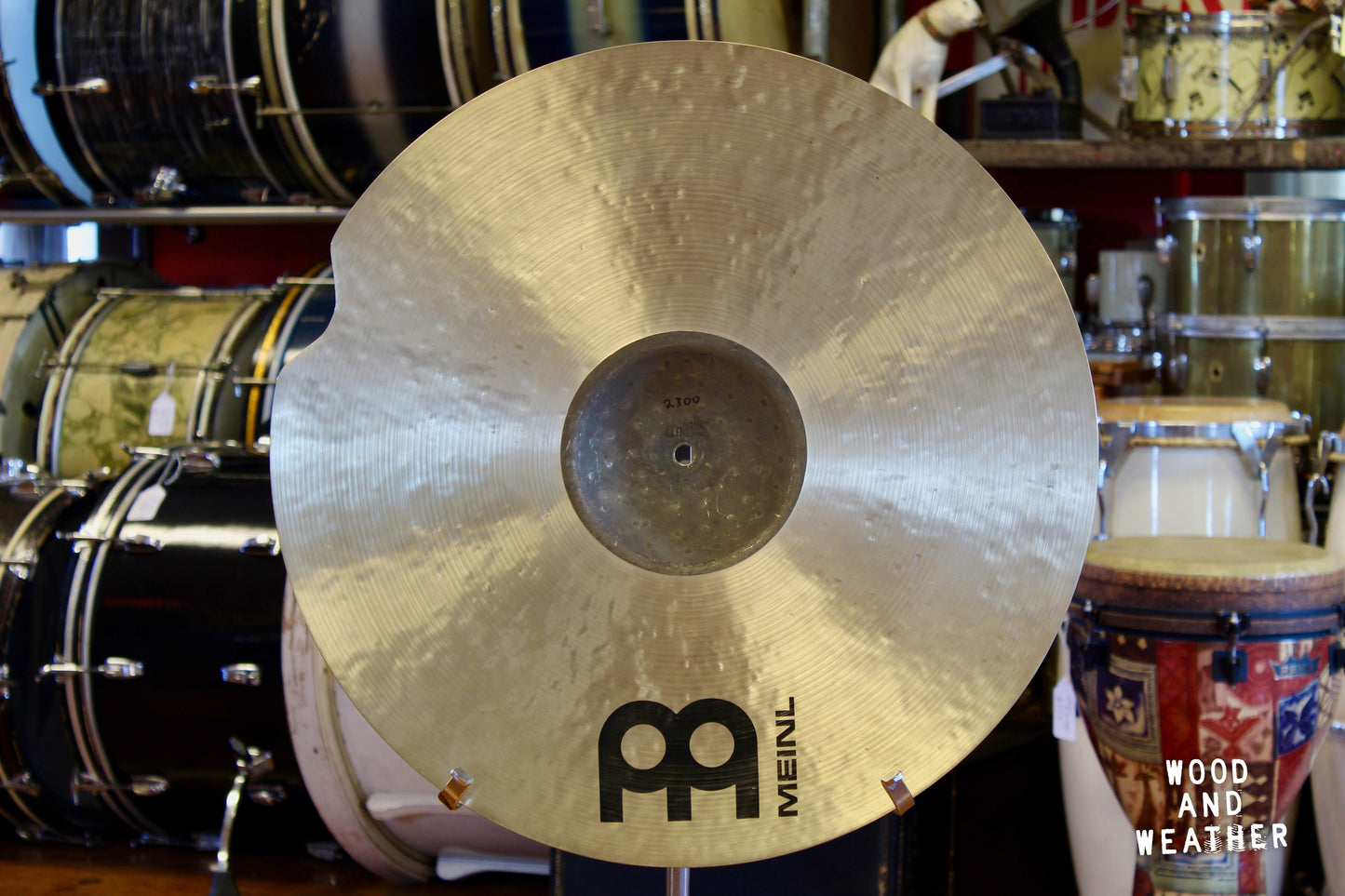 Used Meinl 21" Byzance Polyphonic Ride Cymbal 2300g