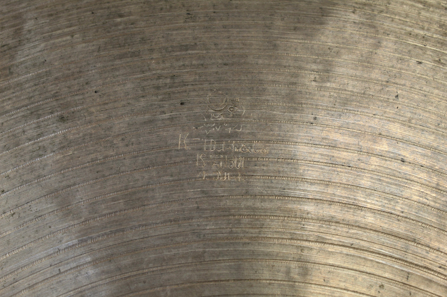 1959-1966 K. Zildjian 21.5" Intermediate Stamp Ride 2106g
