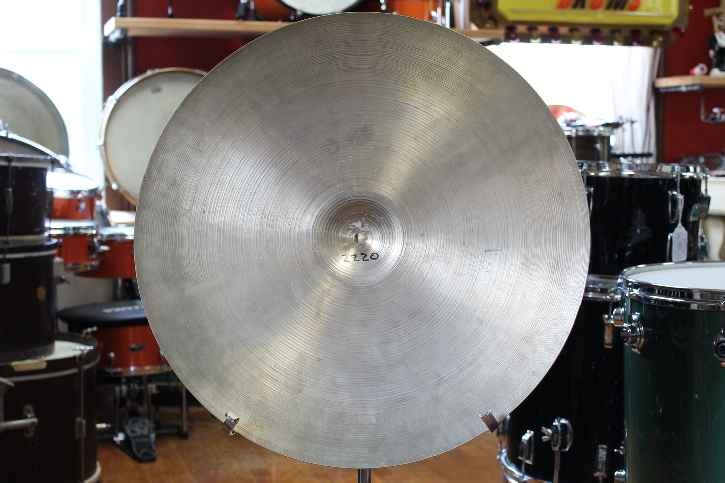 1960s A. Zildjian 20" Mini Cup Ride 2220g