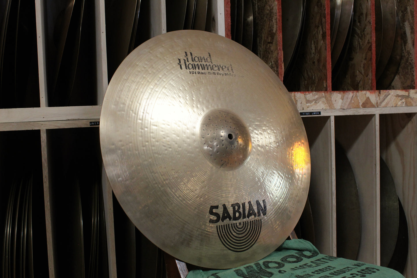 Sabian 21" Hand Hammered HH Raw Bell Dry Ride 3398g - Used