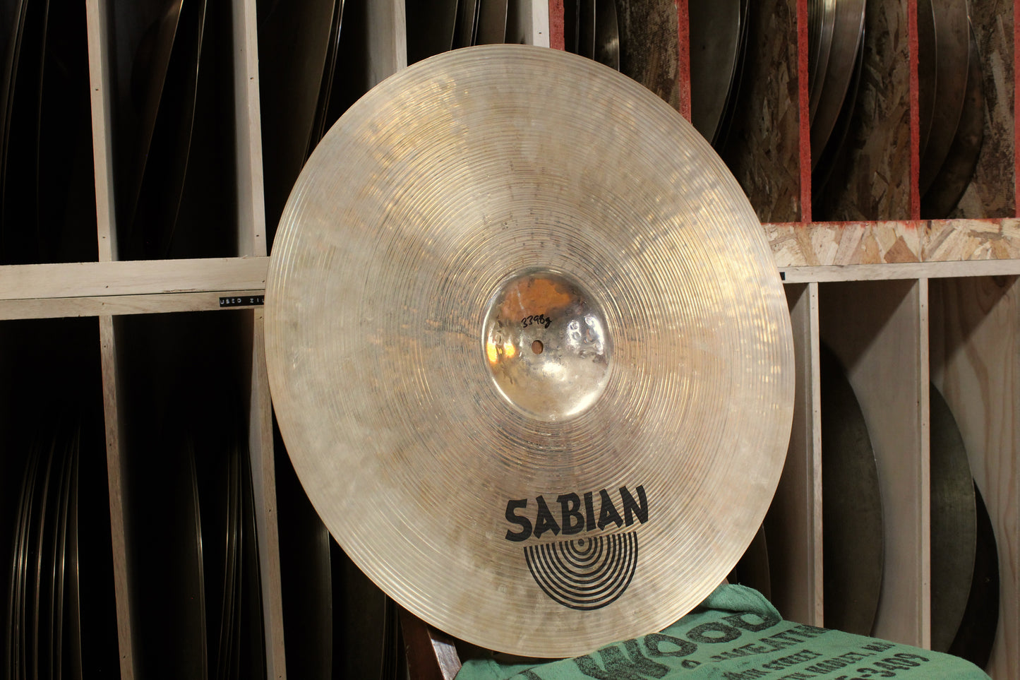 Sabian 21" Hand Hammered HH Raw Bell Dry Ride 3398g - Used