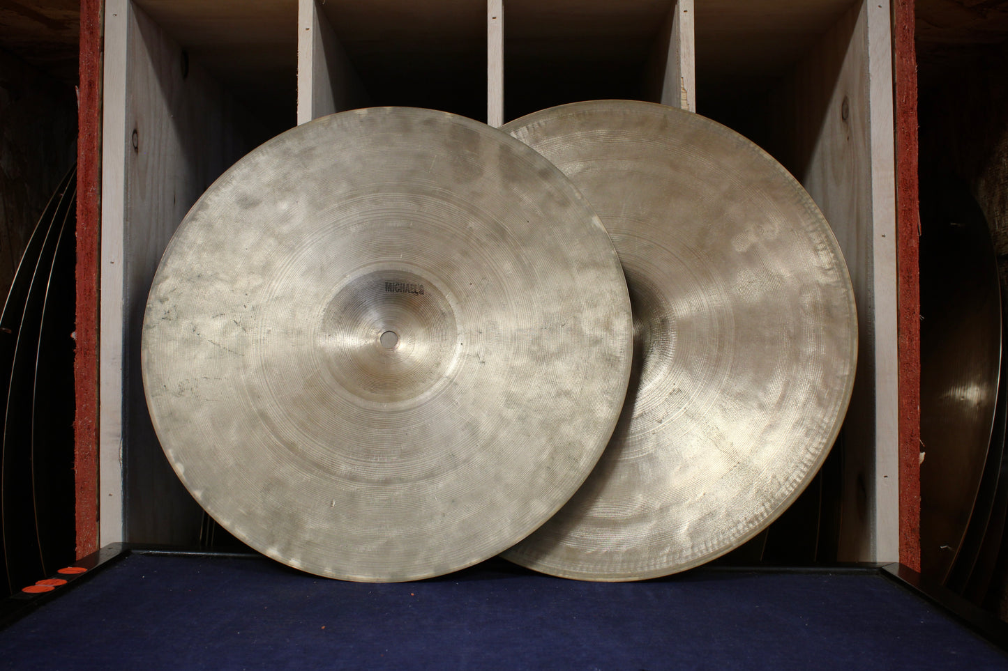 1980s Zildjian 14" K "EAK" Hi-Hats 1074/1385g