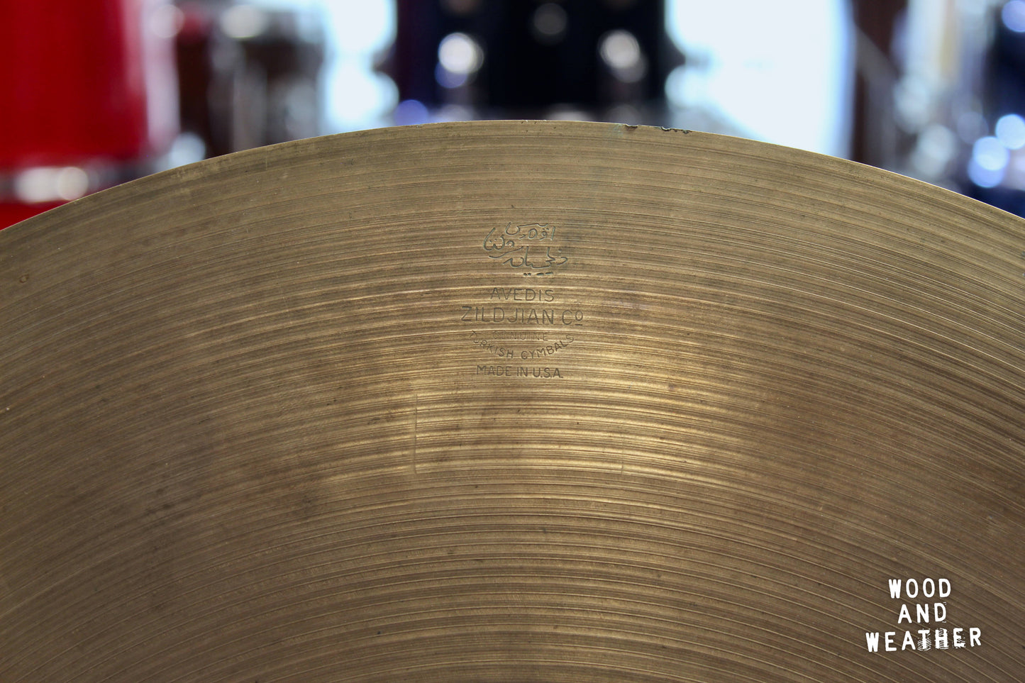 1950s A. Zildjian 20" Small Stamp Ride Cymbal 2170g