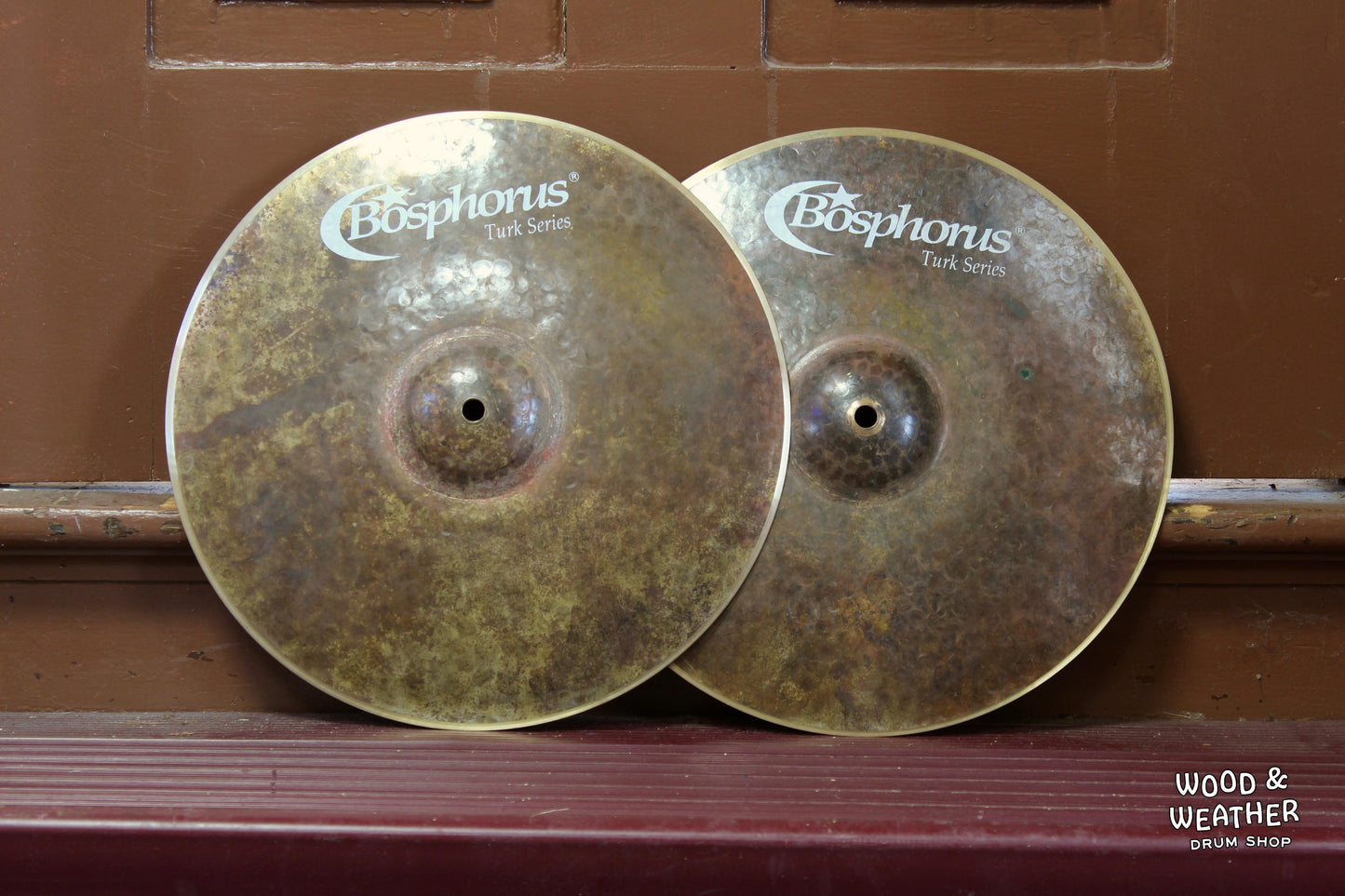 Used Bosphorus 14" Turk Series Crisp Hi-Hat Cymbals 965/1170g