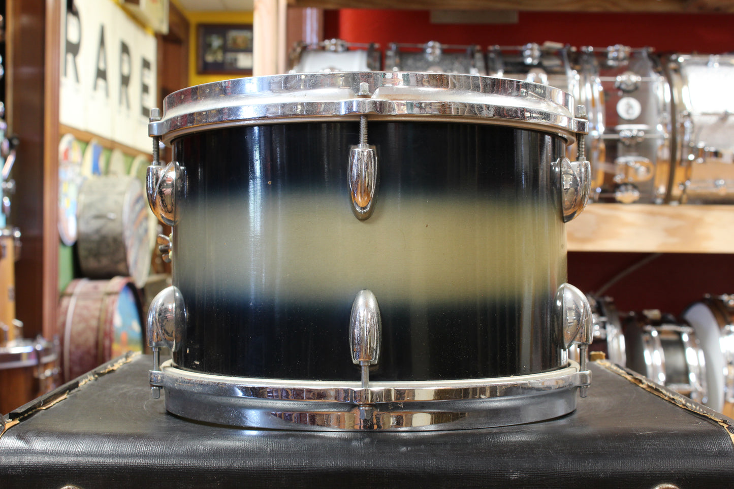 1960s Gretsch Progressive Jazz Outfit in Blue and Silver Duco 14x20 8x12 14x14 5x14