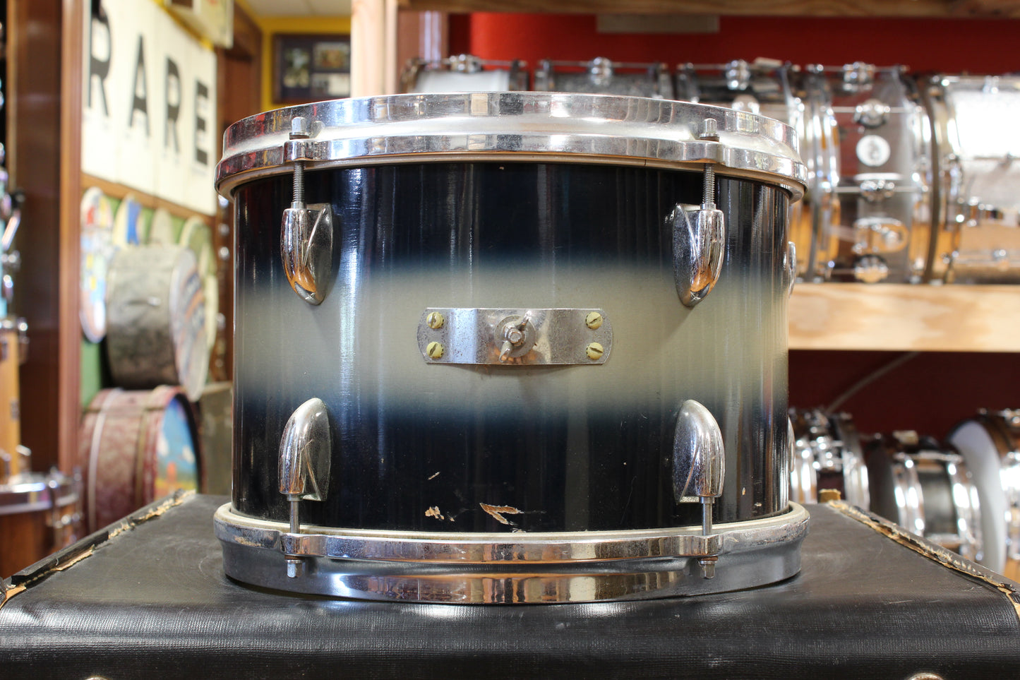 1960s Gretsch Progressive Jazz Outfit in Blue and Silver Duco 14x20 8x12 14x14 5x14