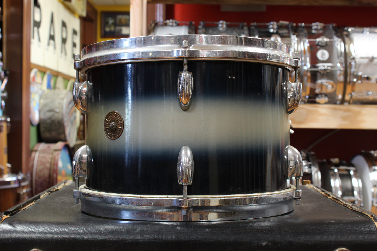 1960s Gretsch Progressive Jazz Outfit in Blue and Silver Duco 14x20 8x12 14x14 5x14