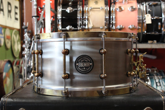 Ebenor Percussion 7x14 Stainless Steel Snare Drum