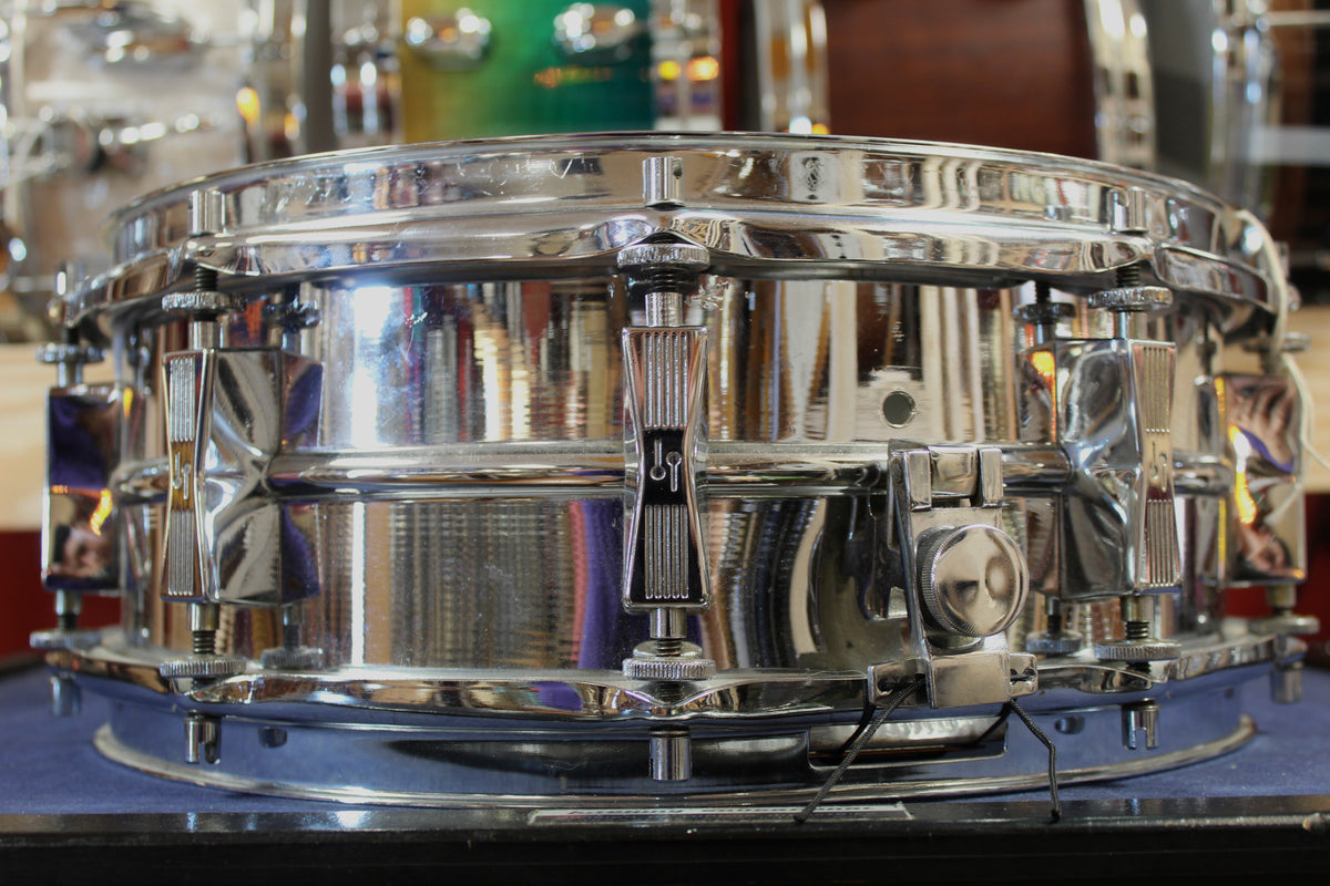 1970s Sonor 5x14 D555 Model Snare Drum in Steel