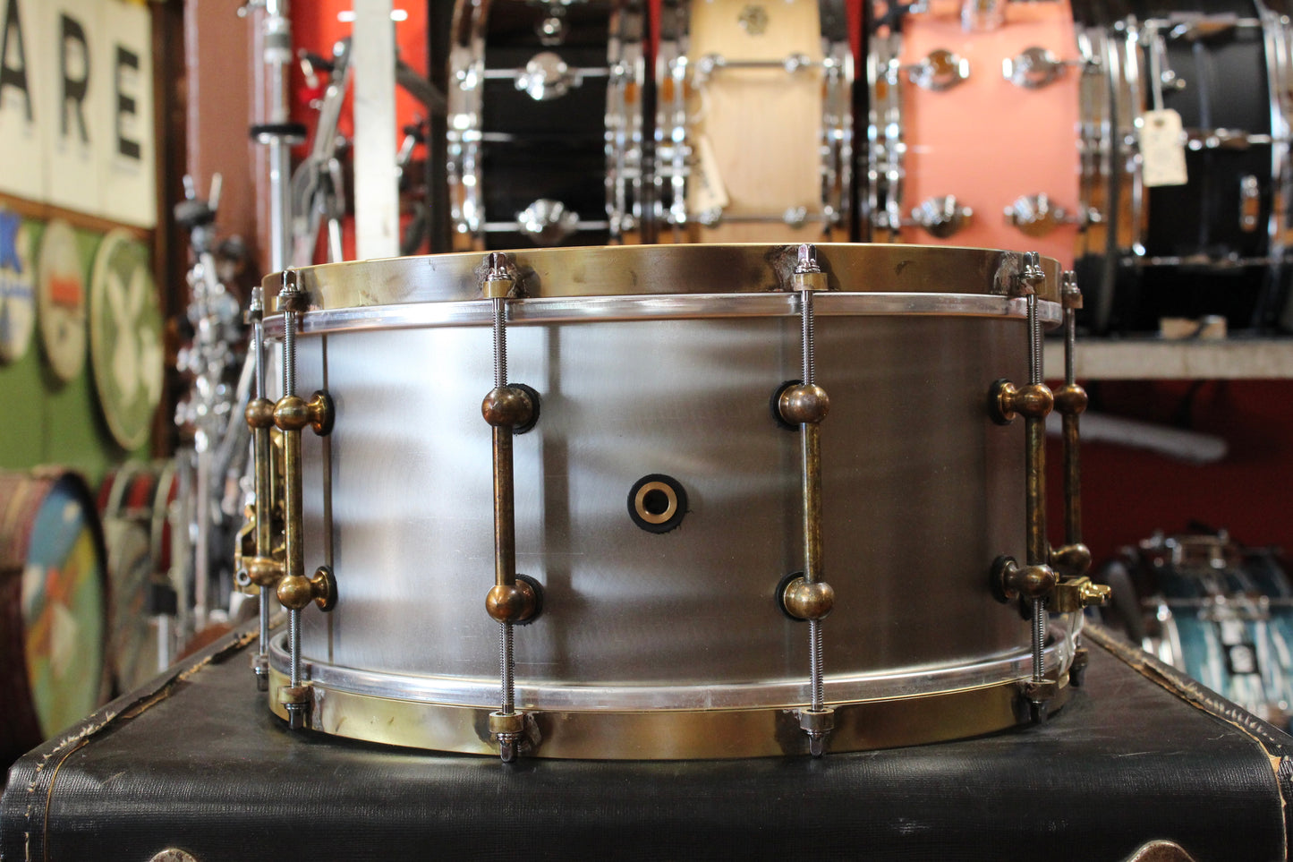 Ebenor Percussion 7x14 Stainless Steel Snare Drum