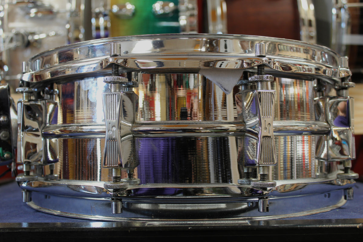 1970s Sonor 5x14 D555 Model Snare Drum in Steel