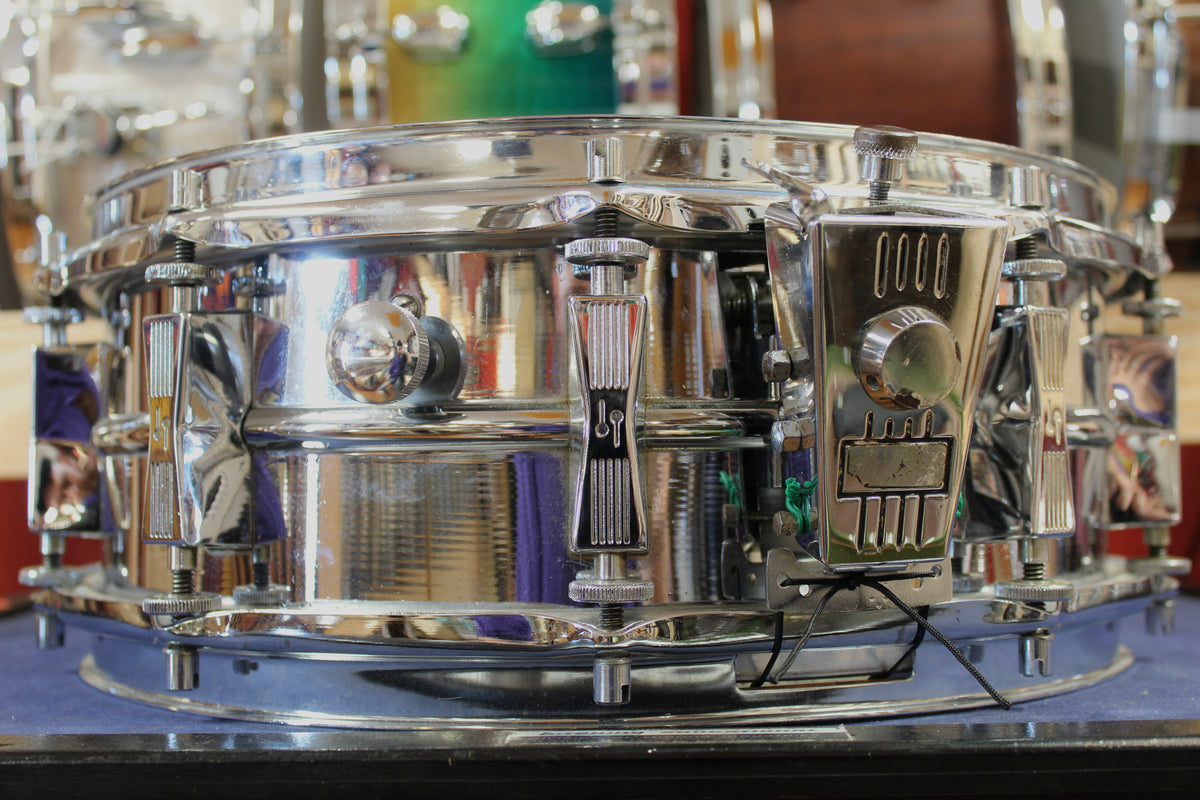 1970s Sonor 5x14 D555 Model Snare Drum in Steel