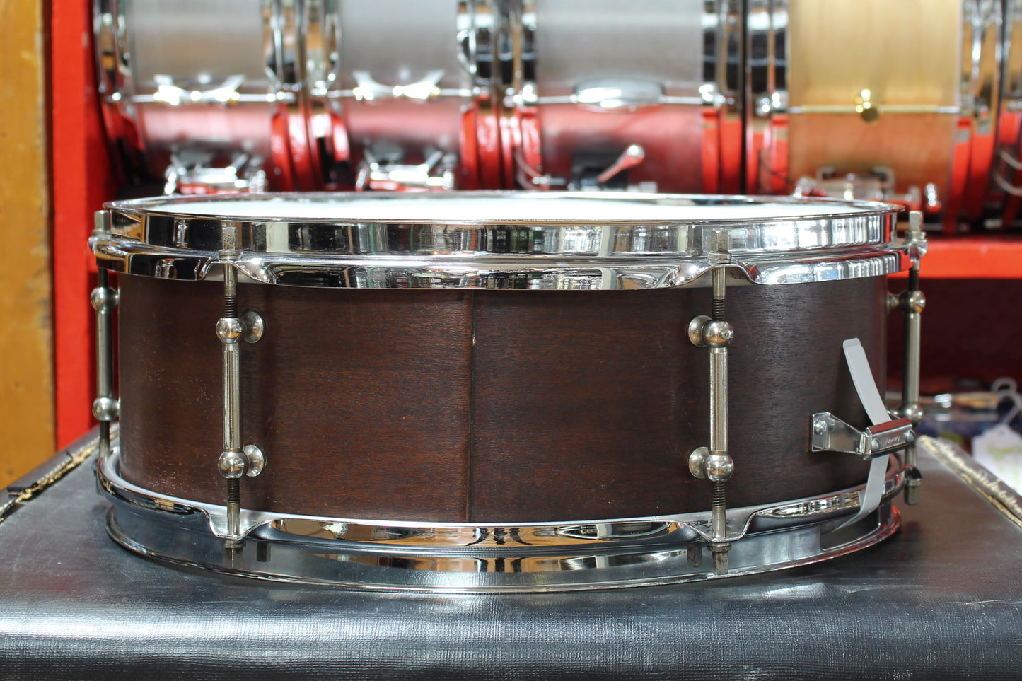 1950's WFL 5"x14" Snare Drum in Mahogany (Refinished)