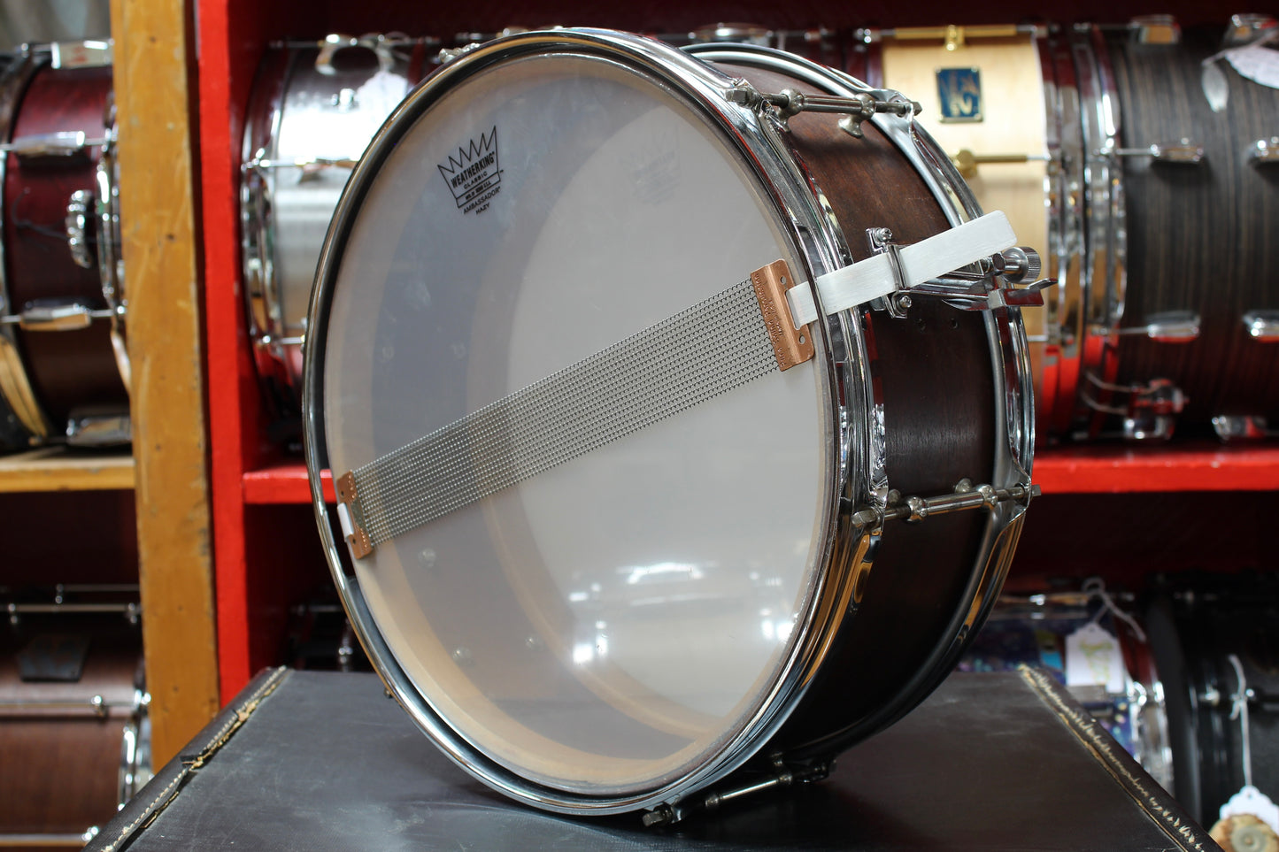 1950's WFL 5"x14" Snare Drum in Mahogany (Refinished)