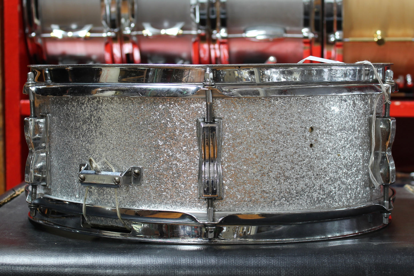 1960's Ludwig 5"x14" Pioneer Snare Drum in Silver Sparkle