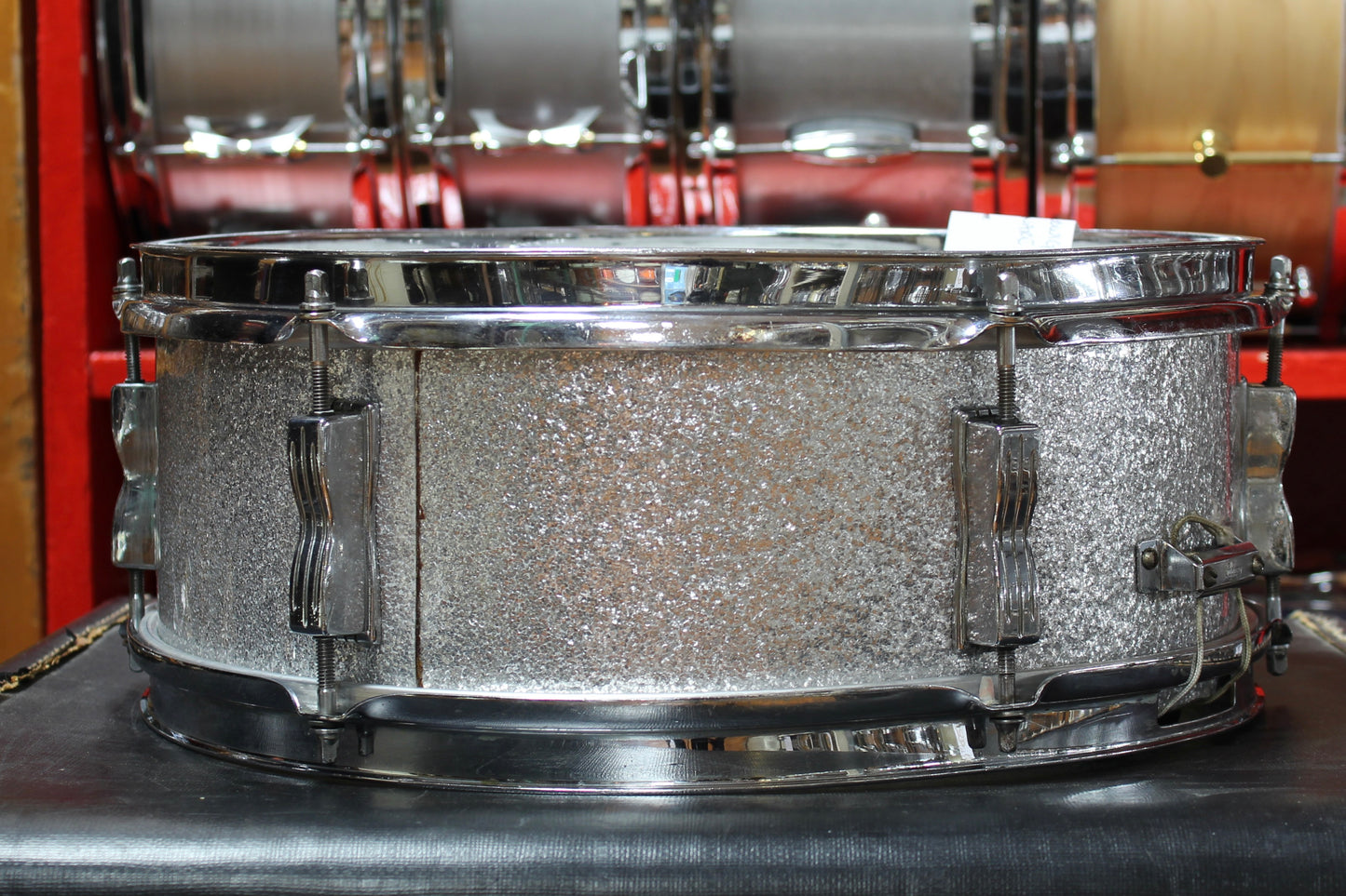 1960's Ludwig 5"x14" Pioneer Snare Drum in Silver Sparkle