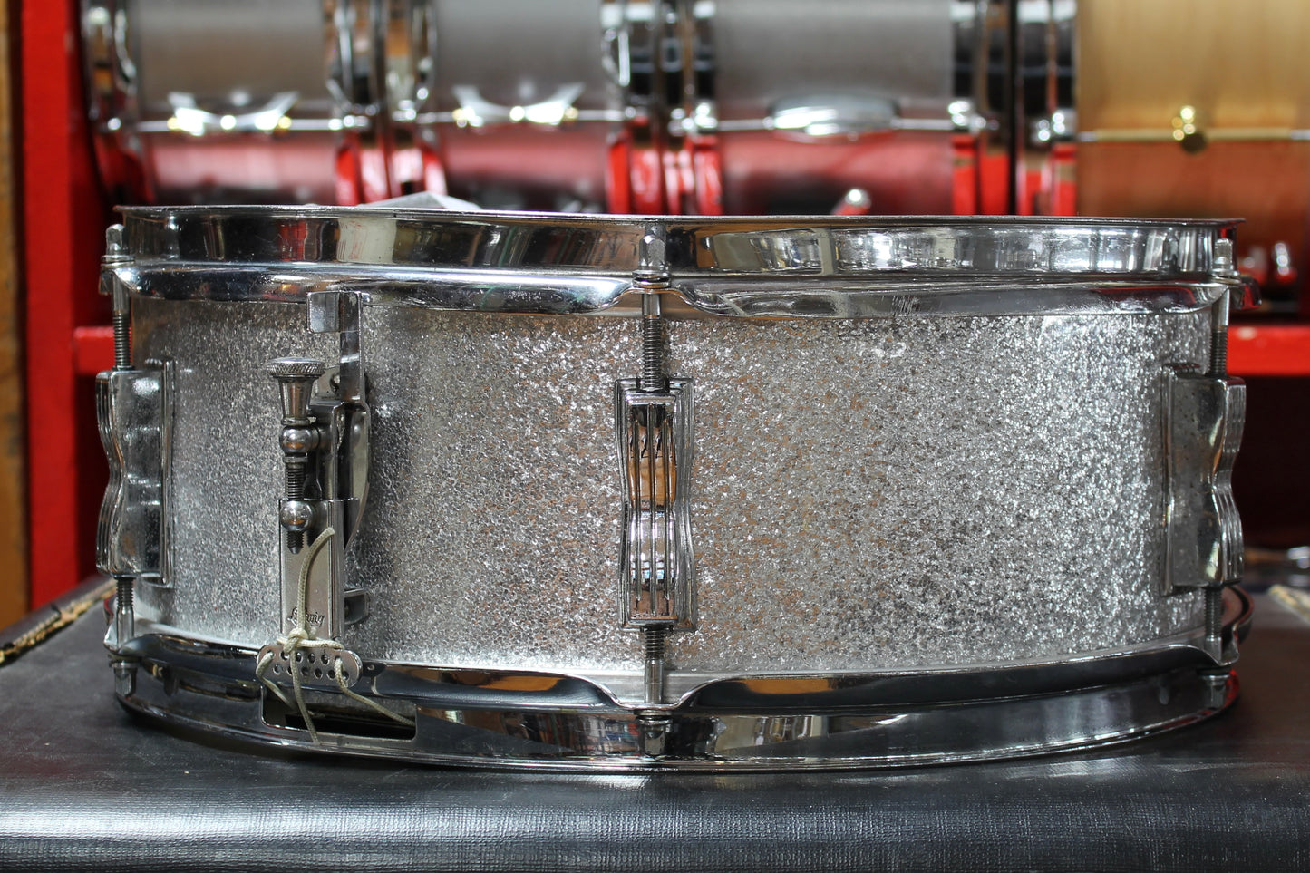 1960's Ludwig 5"x14" Pioneer Snare Drum in Silver Sparkle