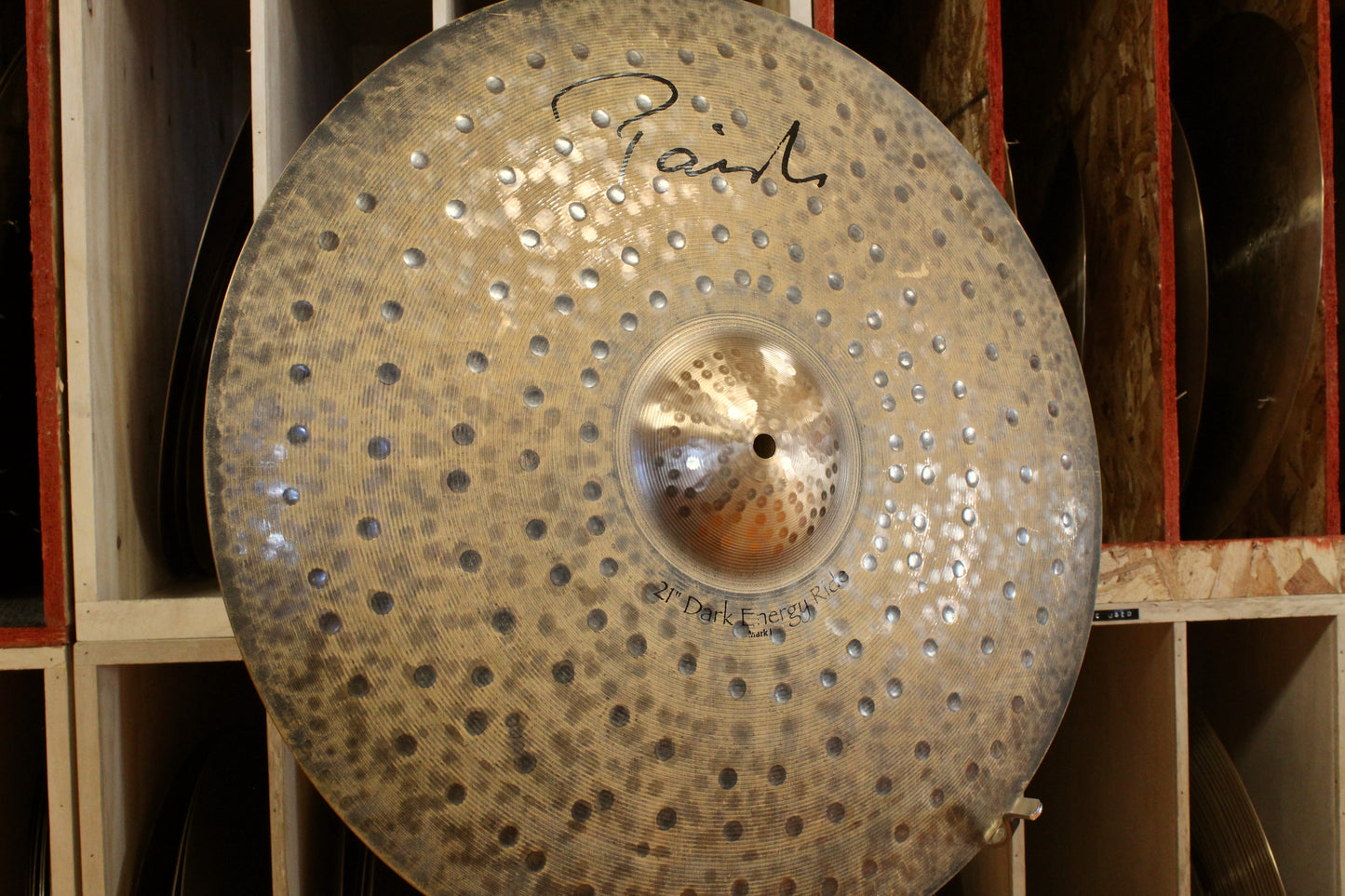 Paiste 21" Signature Dark Energy Ride Mark I 2651g - Shop Repaired