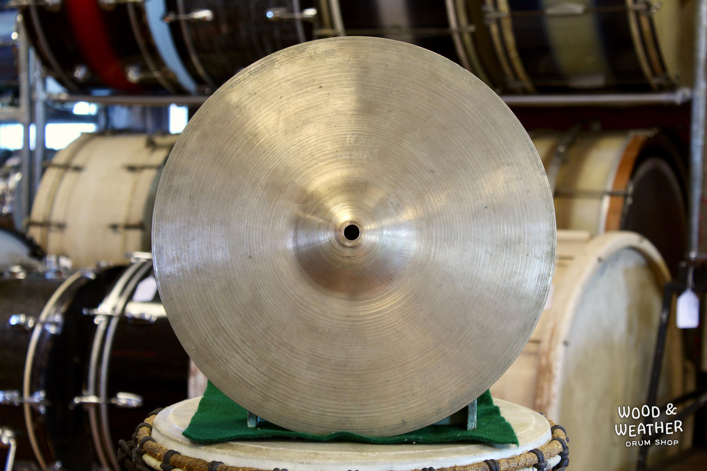 1960s A. Zildjian 13" Top Hi-Hat Cymbal 555g