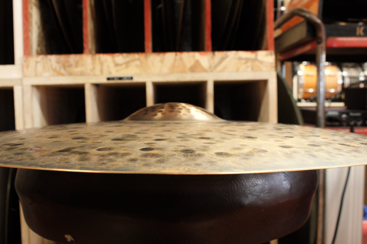 Paiste 21" Signature Dark Energy Ride Mark I 2651g - Shop Repaired