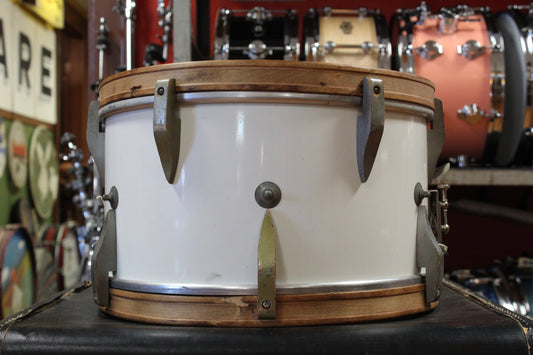1940s WFL 8x14 Victorious Snare Drum in White