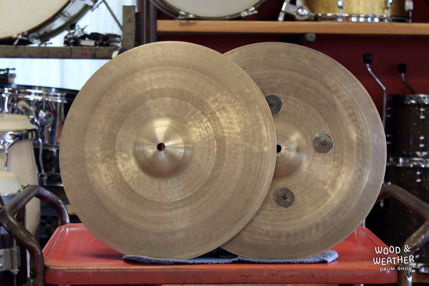 PGB Artisan Cymbals 14" Inverted China Hi-Hat Cymbals 780/1020g